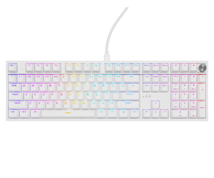 Klawiatura Genesis Thor 404 Outemu Peach Silent Biała NKG-2300